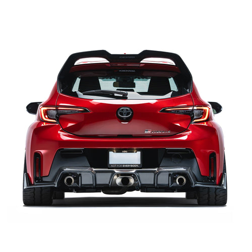 Toyota GR Corolla Carbon Fibre Rear Diffuser by Adro — rear angle