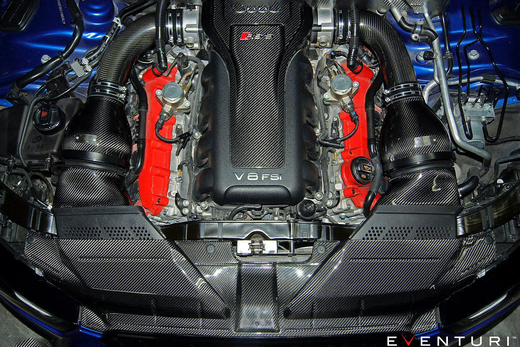 Eventuri Audi B8 RS5 Facelift Carbon Fibre Slam Panel Cover engine bay