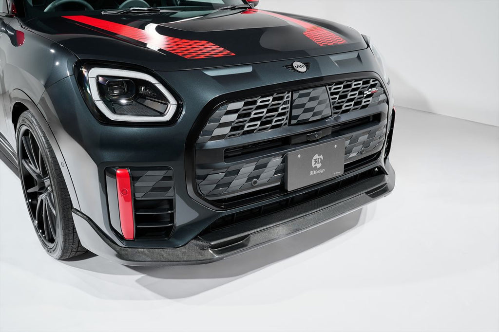 MINI Countryman JCW U25 3D Design Carbon Front Lip Spoiler