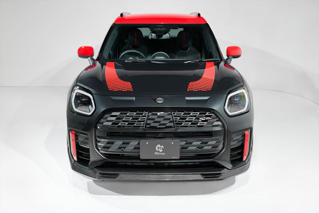 MINI Countryman JCW U25 3D Design Carbon Front Lip Spoiler