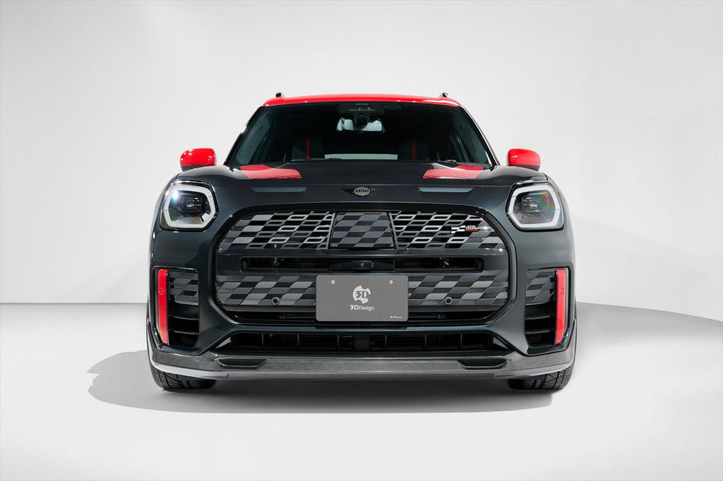 MINI Countryman JCW U25 3D Design Carbon Front Lip Spoiler