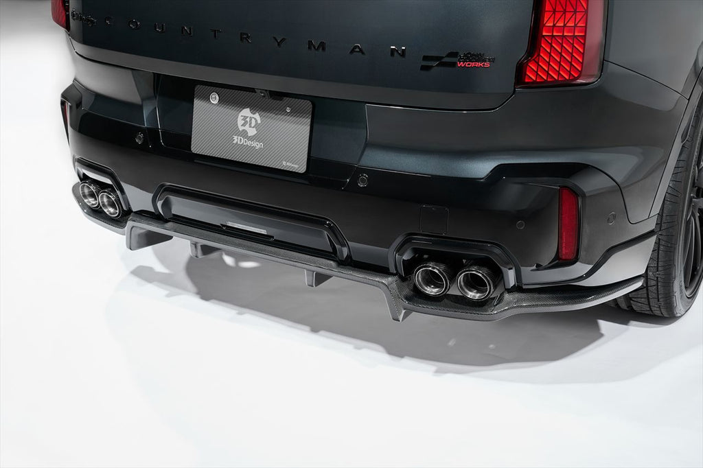 MINI Countryman JCW U25 3D Design Carbon Rear Diffuser