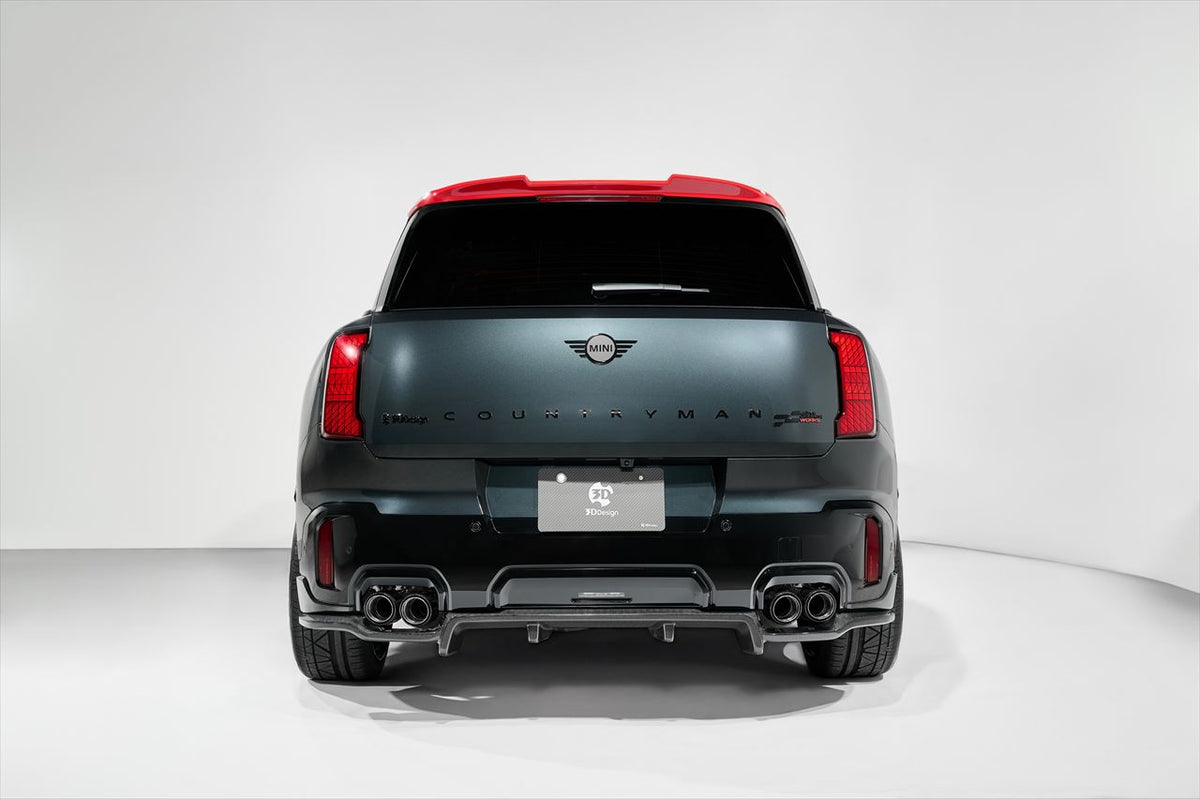 MINI Countryman JCW U25 3D Design Carbon Rear Diffuser