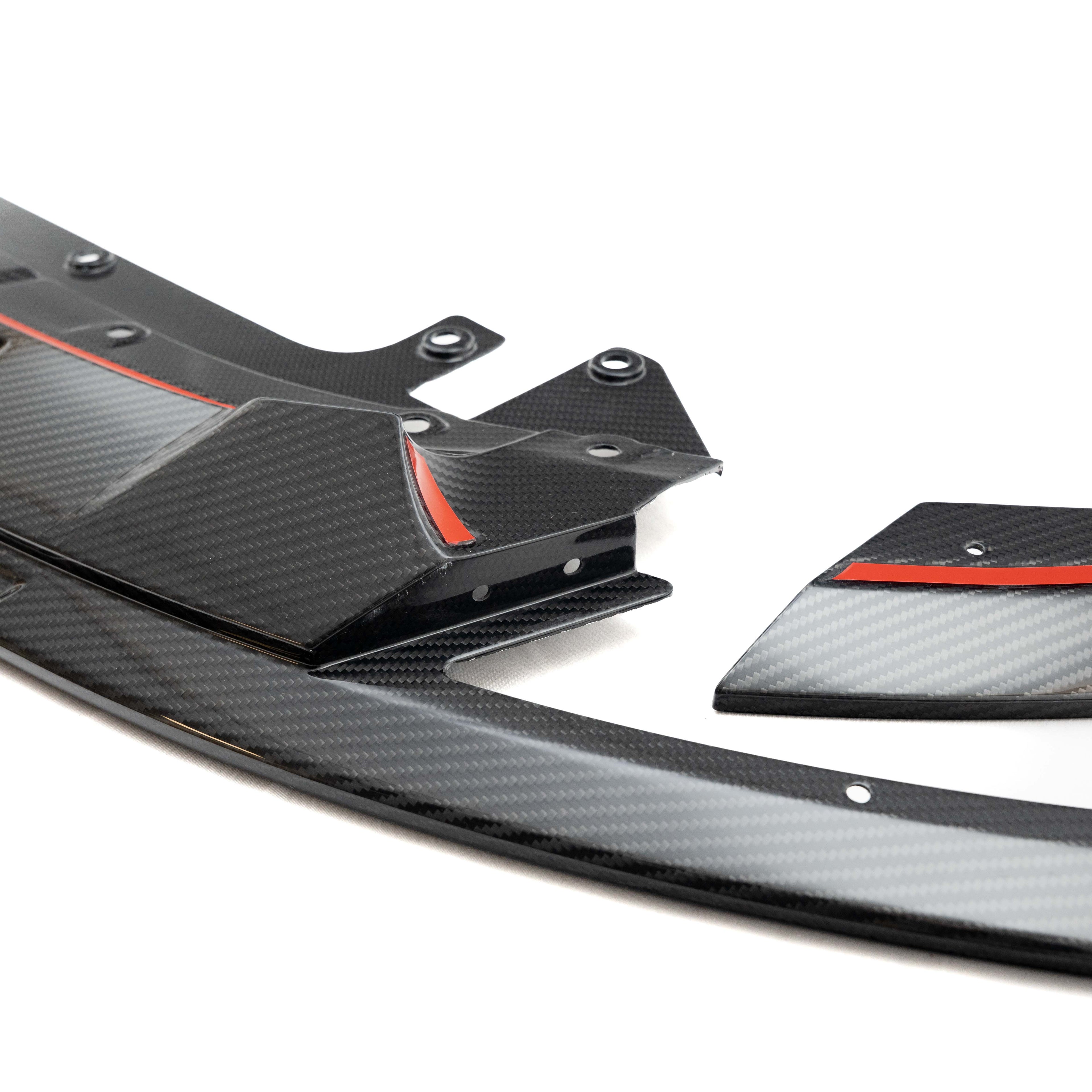 Splitter delantero de fibra de carbono Track TR87 para BMW G87 M2 por TREVORA (2023+)