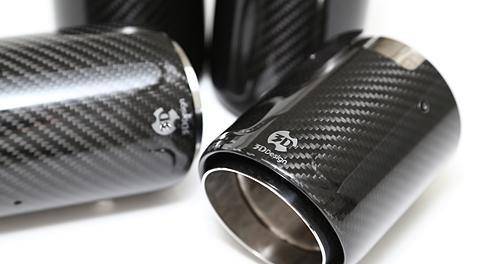 3DDesign Carbon Fibre Exhaust Tips for BMW M2, M3 & M4 (2014-2021, F87 F80 F82), Exhaust Tips, 3DDesign - AUTOID | Premium Automotive Accessories