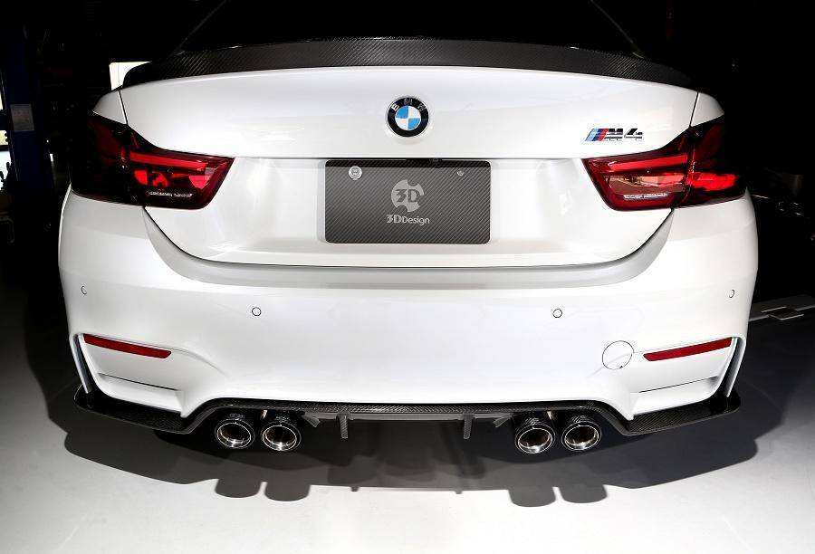 3DDesign Carbon Fibre Exhaust Tips for BMW M2, M3 & M4 (2014-2021, F87 F80 F82) - AUTOID® - Exhaust Tips - 3DDesign
