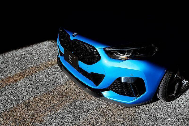3DDesign Carbon Fibre Front Splitter for BMW 2 Series & M235i (2020-2024, F44) - AUTOID® - Front Lips & Splitters - 3DDesign