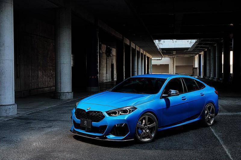 3DDesign Carbon Fibre Front Splitter for BMW 2 Series & M235i (2020-2024, F44) - AUTOID® - Front Lips & Splitters - 3DDesign