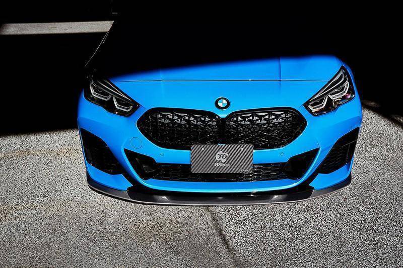 3DDesign Carbon Fibre Front Splitter for BMW 2 Series & M235i (2020-2024, F44) - AUTOID® - Front Lips & Splitters - 3DDesign