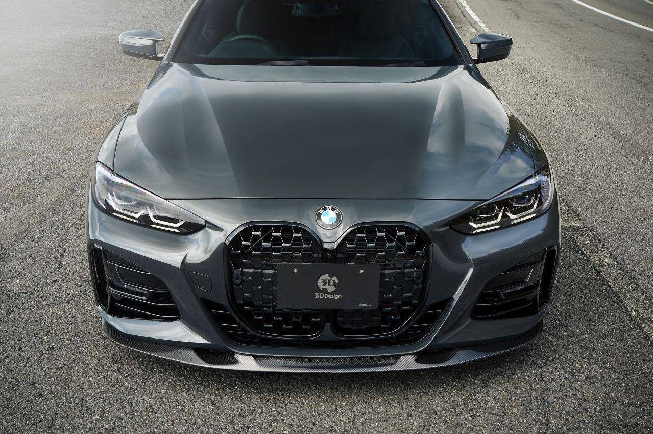 3DDesign Carbon Fibre Front Splitter for BMW 4 Series (2020+, G22 G23) - AUTOID - Front Lips & Splitters - 3DDesign