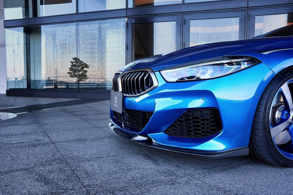 3DDesign Carbon Fibre Front Splitter for BMW 8 Series (2019+, G14 G15 G16) - AUTOID® - Front Lips & Splitters - 3DDesign