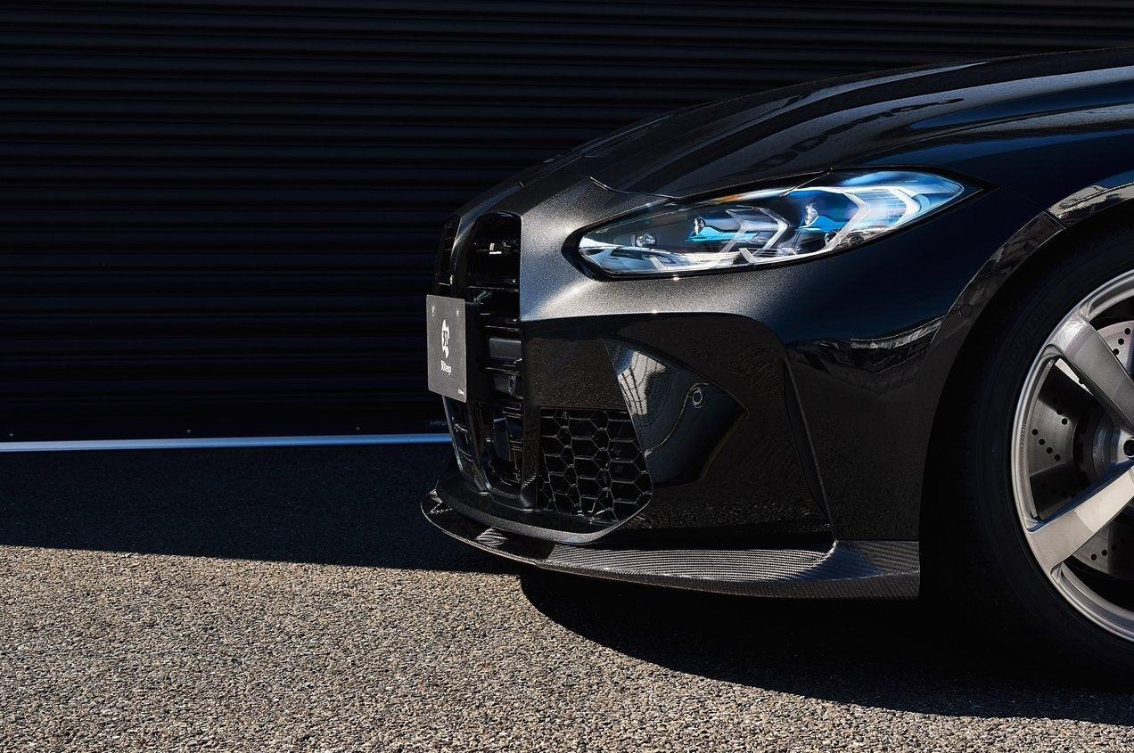 3DDesign Carbon Fibre Front Splitter for BMW M3 & M4 (2020+, G80 G81 G82 G83), Front Lips & Splitters, 3DDesign - AUTOID | Premium Automotive Accessories