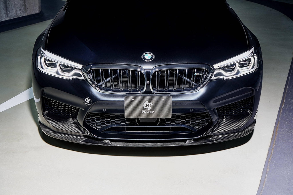 3DDesign Carbon Fibre Front Splitter for BMW M5 (2017-2020, F90) - AUTOID® - Front Lips & Splitters - 3DDesign