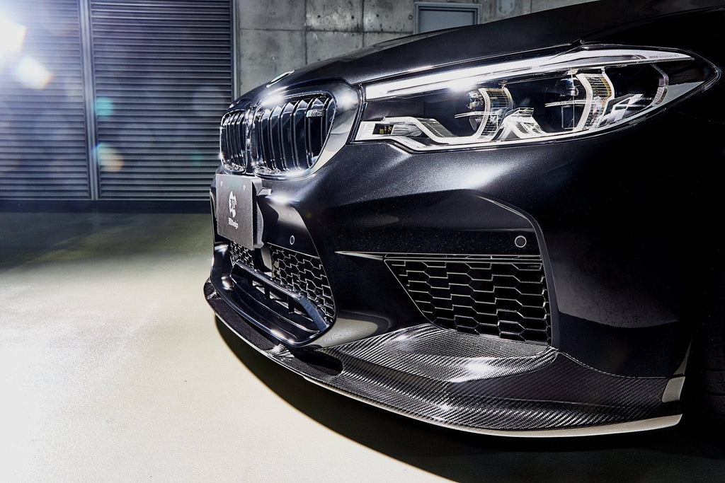 3DDesign Carbon Fibre Front Splitter for BMW M5 (2017-2020, F90) - AUTOID® - Front Lips & Splitters - 3DDesign