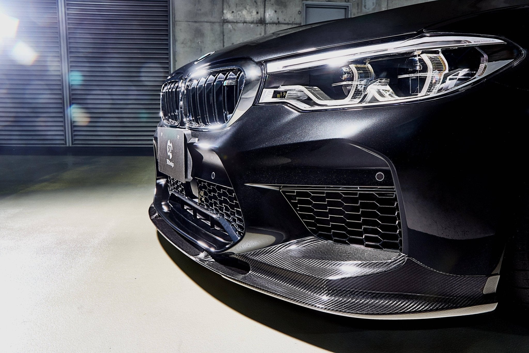 3DDesign Carbon Fibre Front Splitter for BMW M5 (2017-2020, F90) - AUTOID® - Front Lips & Splitters - 3DDesign