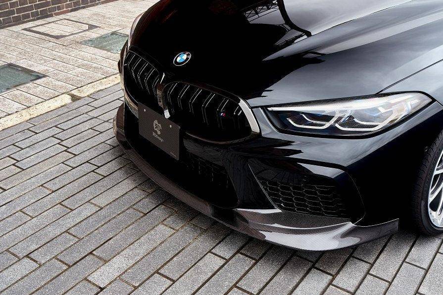 3DDesign Carbon Fibre Front Splitter for BMW M8 (2019+, F91 F92 F93) - AUTOID - Front Lips & Splitters - 3DDesign