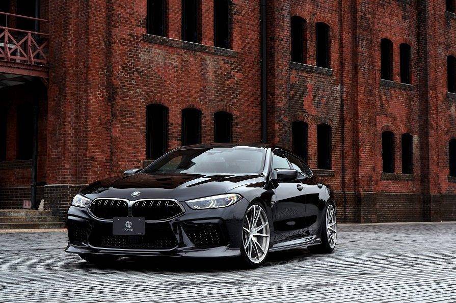 3DDesign Carbon Fibre Front Splitter for BMW M8 (2019+, F91 F92 F93) - AUTOID - Front Lips & Splitters - 3DDesign