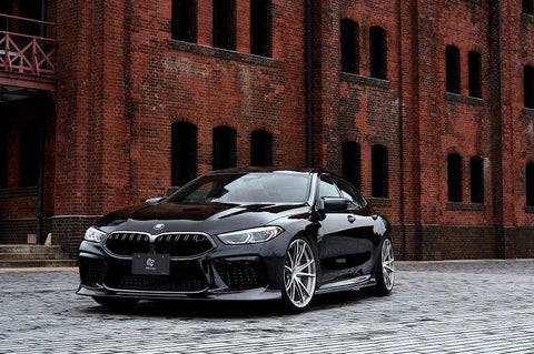 3DDesign Carbon Fibre Front Splitter for BMW M8 (2019+, F91 F92 F93) - AUTOID® - Front Lips & Splitters - 3DDesign