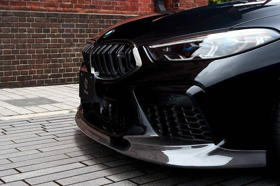 3DDesign Carbon Fibre Front Splitter for BMW M8 (2019+, F91 F92 F93) - AUTOID® - Front Lips & Splitters - 3DDesign