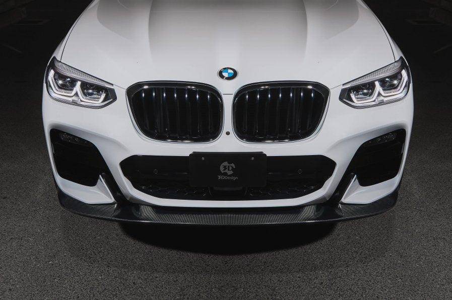 3DDesign Carbon Fibre Front Splitter for BMW X3 Pre - LCI (2018 - 2021, G01) - AUTOID - Front Lips & Splitters - 3DDesign