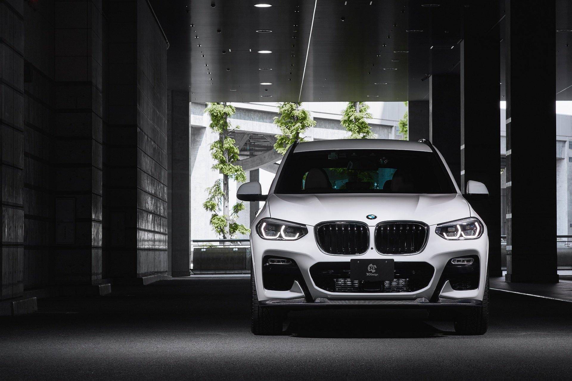 3DDesign Carbon Fibre Front Splitter for BMW X3 Pre-LCI (2018-2021, G01) - AUTOID® - Front Lips & Splitters - 3DDesign