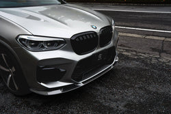 3DDesign Carbon Fibre Front Splitter for BMW X3M & X4M Pre-LCI (2019-2022, F97 F98) - AUTOID® - Front Lips & Splitters - 3DDesign