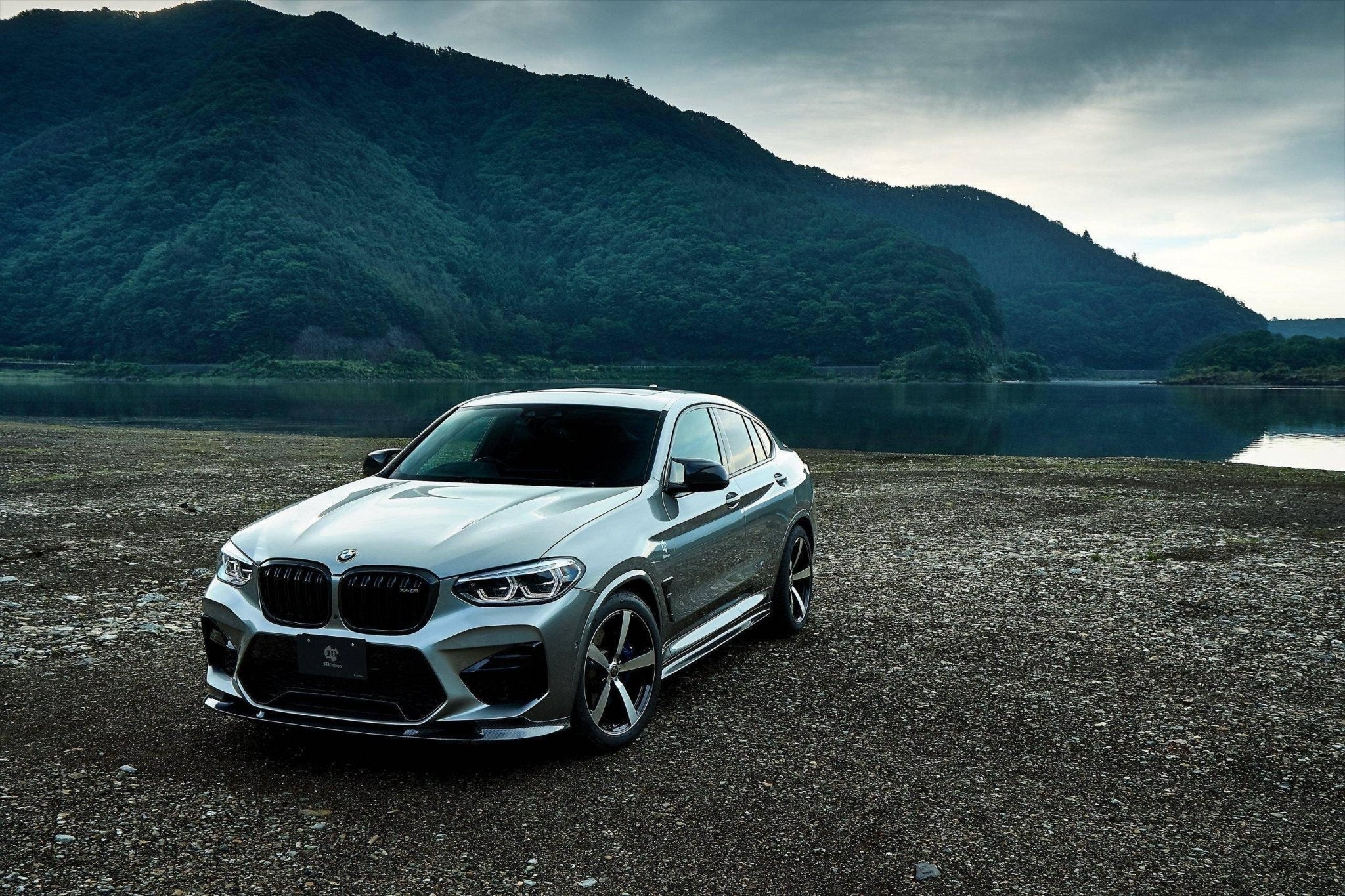 3DDesign Carbon Fibre Front Splitter for BMW X3M & X4M Pre-LCI (2019-2022, F97 F98) - AUTOID® - Front Lips & Splitters - 3DDesign