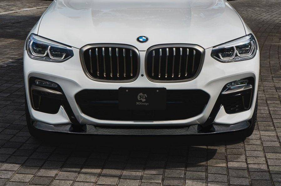 3DDesign Carbon Fibre Front Splitter for BMW X4 (2018+, G02) - AUTOID - Front Lips & Splitters - 3DDesign