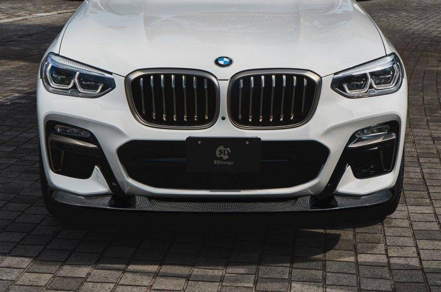 3DDesign Carbon Fibre Front Splitter for BMW X4 (2018+, G02) - AUTOID® - Front Lips & Splitters - 3DDesign