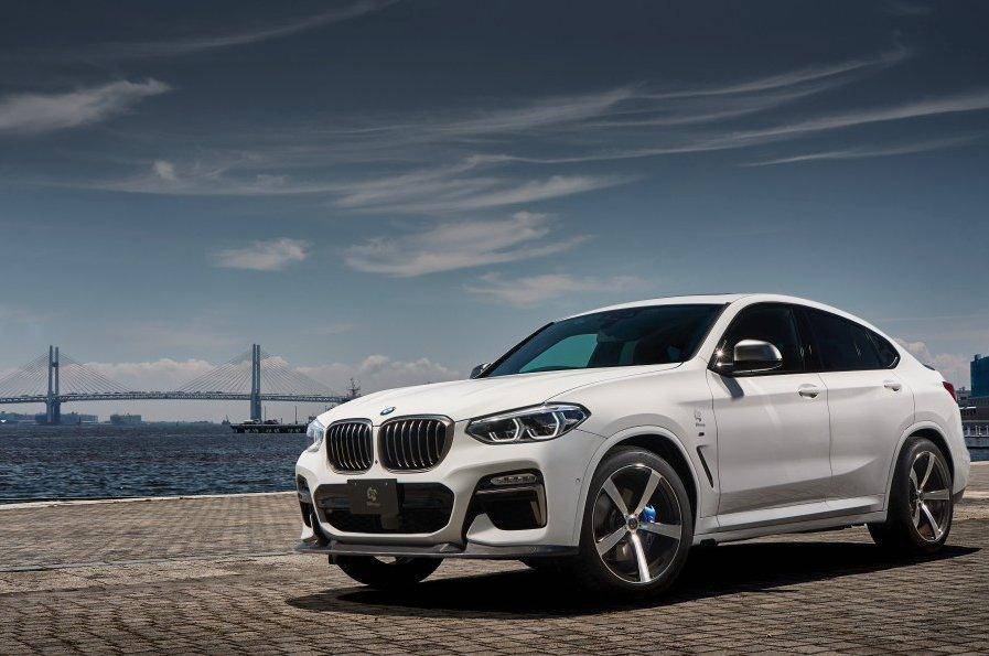3DDesign Carbon Fibre Front Splitter for BMW X4 (2018+, G02) - AUTOID® - Front Lips & Splitters - 3DDesign
