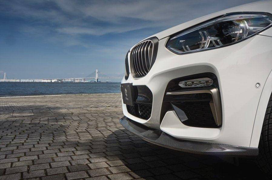 3DDesign Carbon Fibre Front Splitter for BMW X4 (2018+, G02) - AUTOID® - Front Lips & Splitters - 3DDesign