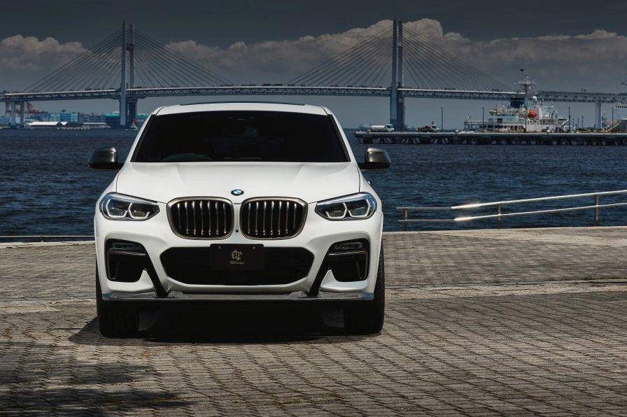 3DDesign Carbon Fibre Front Splitter for BMW X4 (2018+, G02) - AUTOID® - Front Lips & Splitters - 3DDesign