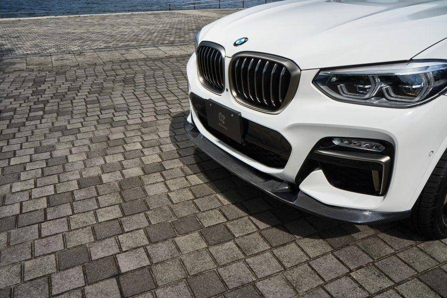 3DDesign Carbon Fibre Front Splitter for BMW X4 (2018+, G02) - AUTOID® - Front Lips & Splitters - 3DDesign