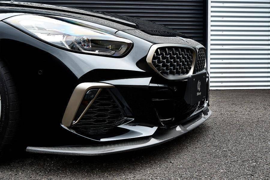 3DDesign Carbon Fibre Front Splitter for BMW Z4 (2019+, G29) - AUTOID - Front Lips & Splitters - 3DDesign