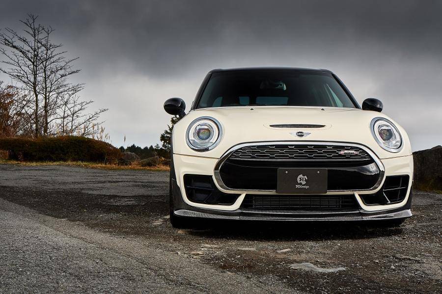 3DDesign Carbon Fibre Front Splitter For MINI Clubman JCW (2015+, F54) - AUTOID® - Front Lips & Splitters - 3DDesign