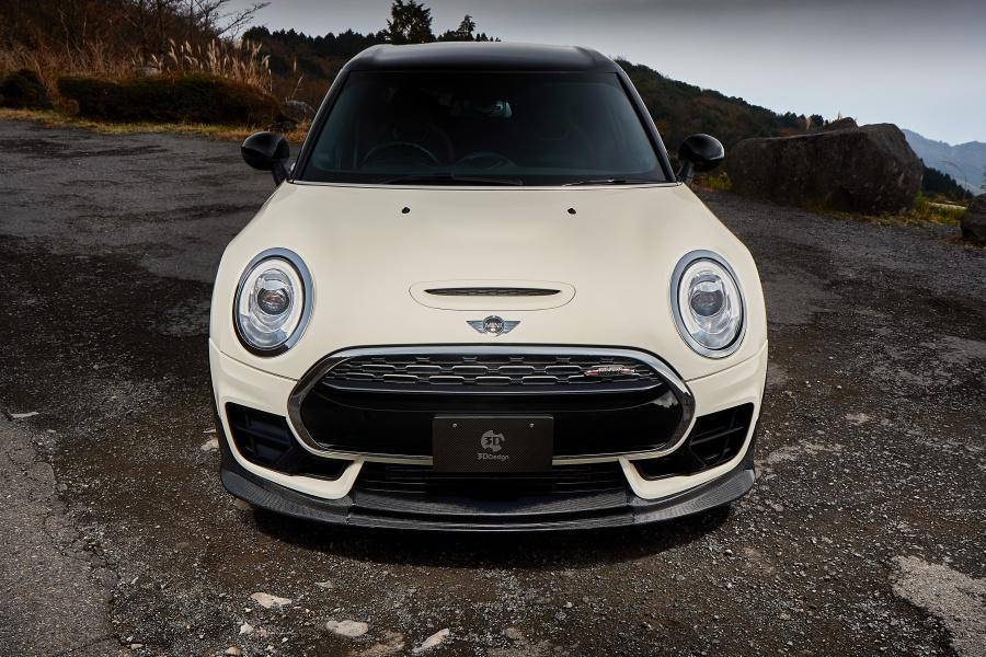 3DDesign Carbon Fibre Front Splitter For MINI Clubman JCW (2015+, F54) - AUTOID® - Front Lips & Splitters - 3DDesign