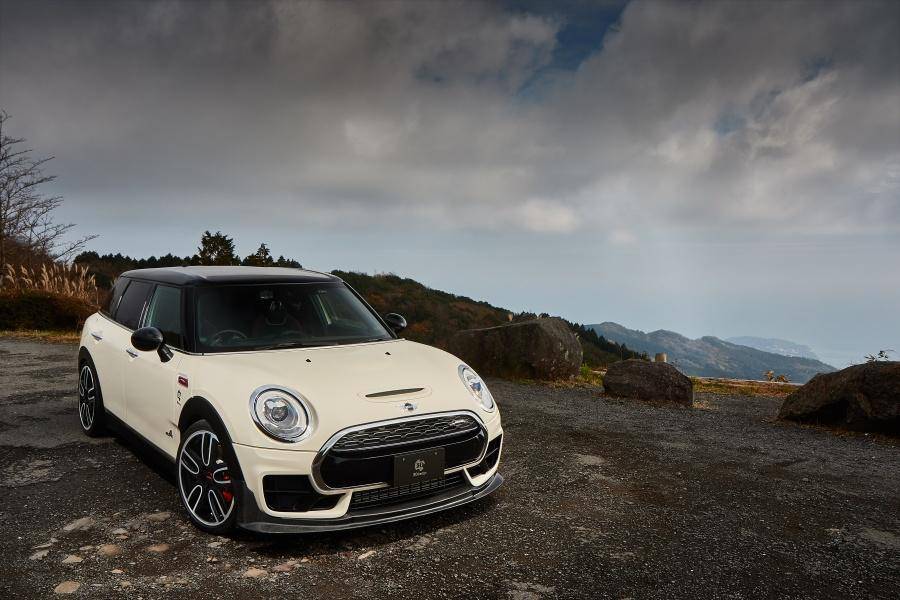 3DDesign Carbon Fibre Front Splitter For MINI Clubman JCW (2015+, F54) - AUTOID® - Front Lips & Splitters - 3DDesign