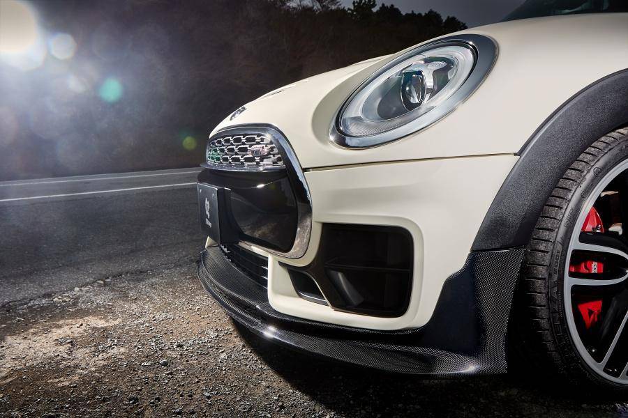 3DDesign Carbon Fibre Front Splitter For MINI Clubman JCW (2015+, F54) - AUTOID® - Front Lips & Splitters - 3DDesign