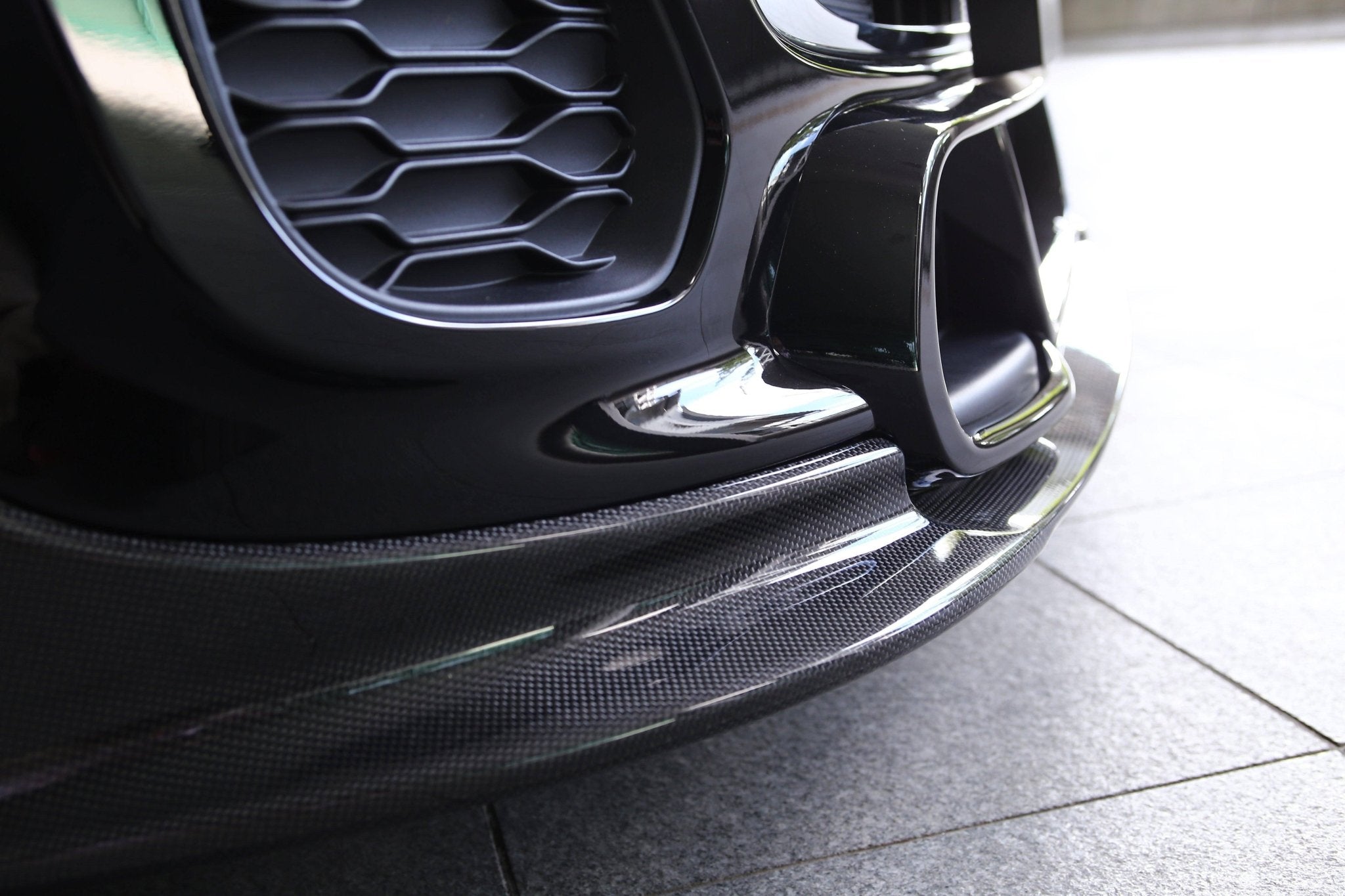 3DDesign Carbon Fibre Front Splitter for MINI Cooper JCW (2015+, F56) - AUTOID - Front Lips & Splitters - 3DDesign