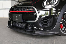 3DDesign Carbon Fibre Front Splitter for MINI Cooper JCW (2015+, F56) - AUTOID® - Front Lips & Splitters - 3DDesign