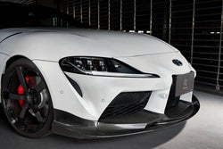 3DDesign Carbon Fibre Front Splitter for Toyota Supra (2019+, J29) - AUTOID® - Front Lips & Splitters - 3DDesign