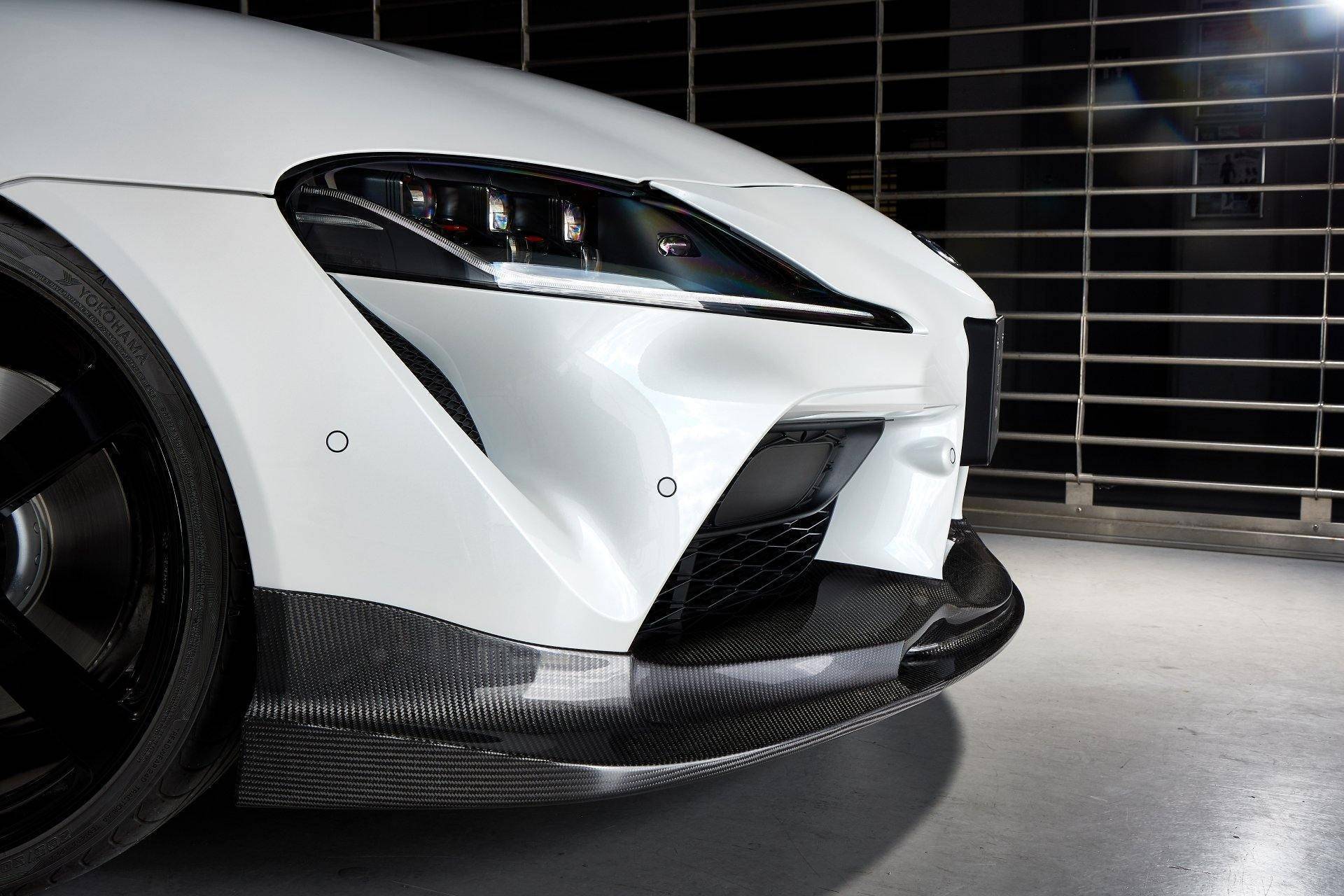 3DDesign Carbon Fibre Front Splitter for Toyota Supra (2019+, J29) - AUTOID® - Front Lips & Splitters - 3DDesign