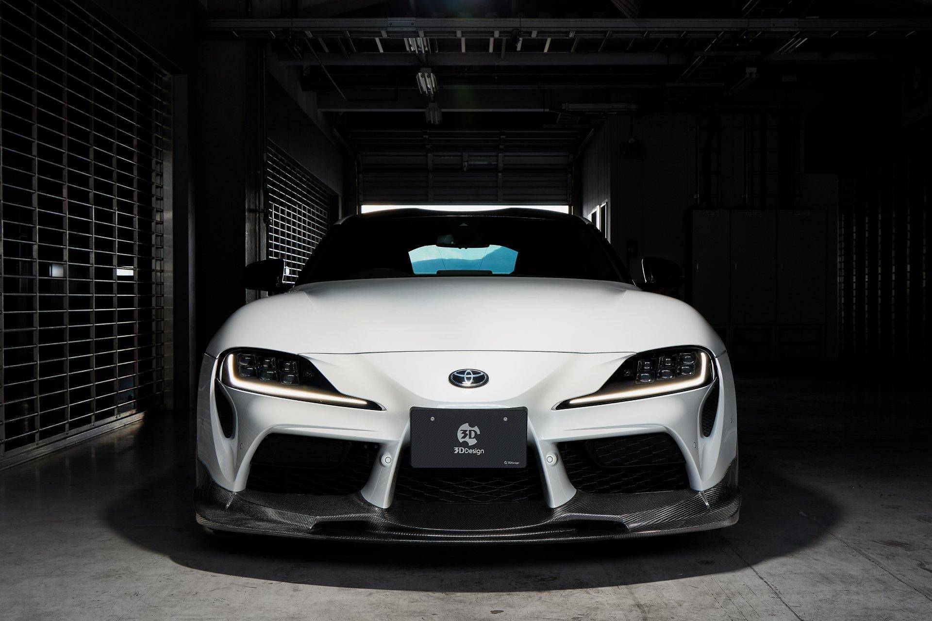 3DDesign Carbon Fibre Front Splitter for Toyota Supra (2019+, J29) - AUTOID® - Front Lips & Splitters - 3DDesign