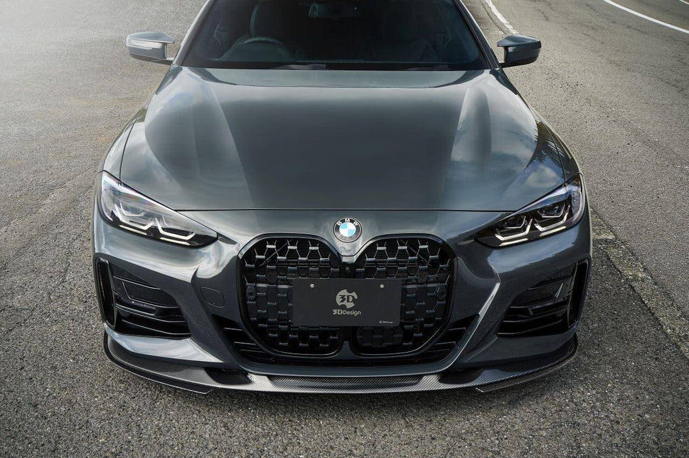 3DDesign Carbon Fibre Front Under Splitters for BMW 4 Series (2020+, G22 G23) - AUTOID - Front Lips & Splitters - 3DDesign