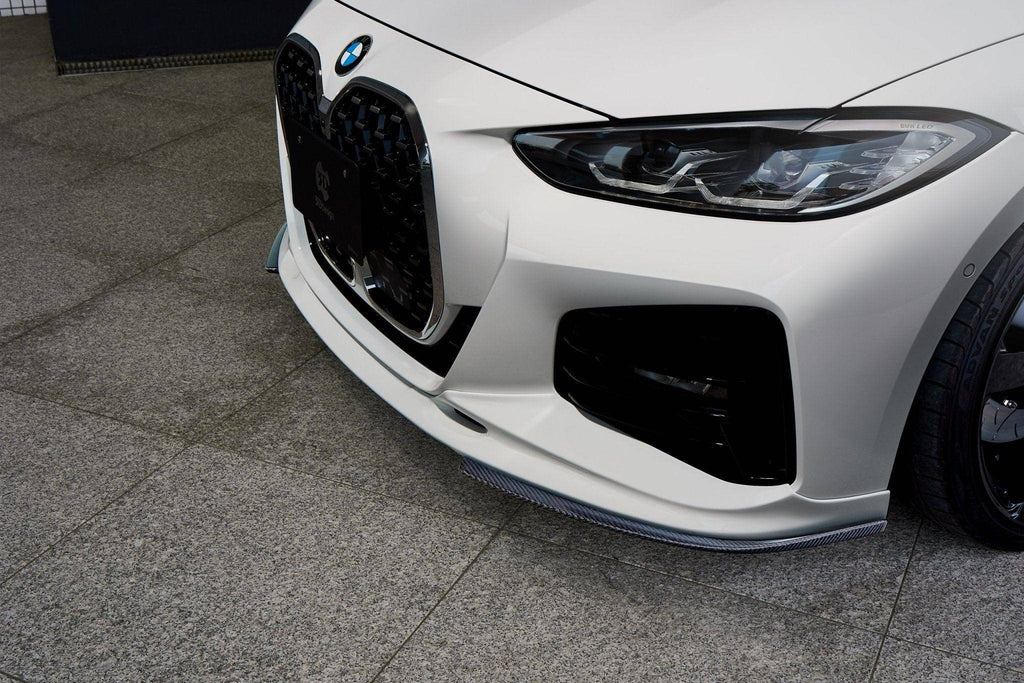 3DDesign Carbon Fibre Front Under Splitters for BMW 4 Series (2020+, G22 G23) - AUTOID® - Front Lips & Splitters - 3DDesign
