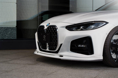 3DDesign Carbon Fibre Front Under Splitters for BMW 4 Series (2020+, G22 G23) - AUTOID® - Front Lips & Splitters - 3DDesign