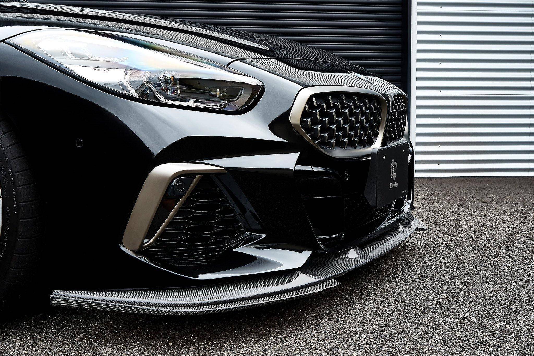 3DDesign Carbon Fibre Front Under Splitters for BMW Z4 (2019+, G29) - AUTOID - Front Lips & Splitters - 3DDesign