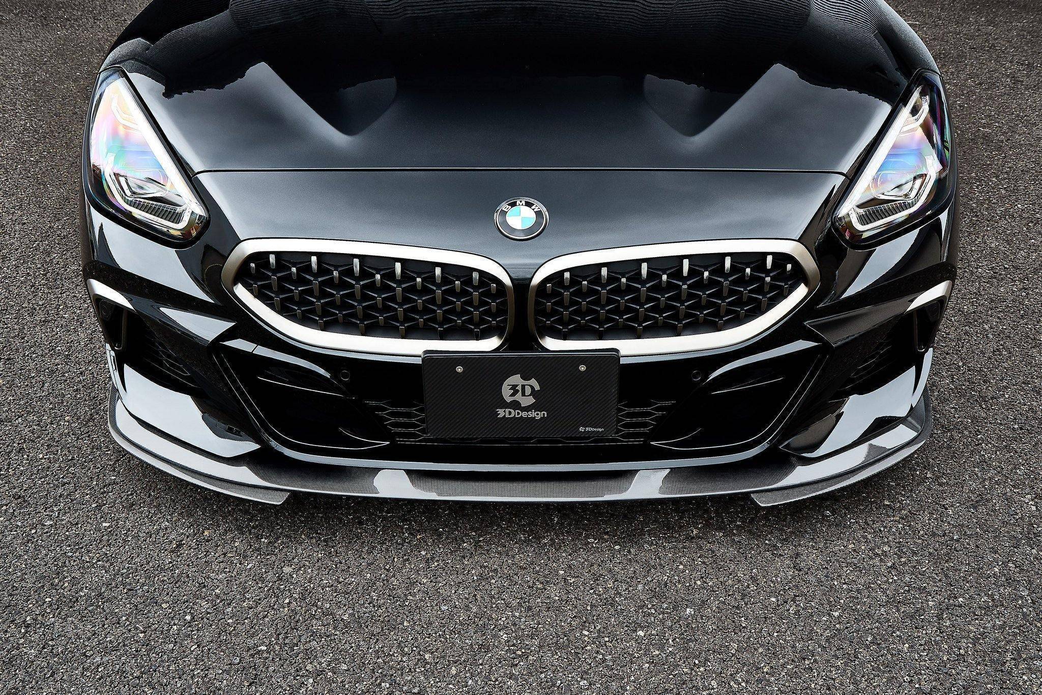 3DDesign Carbon Fibre Front Under Splitters for BMW Z4 (2019+, G29) - AUTOID - Front Lips & Splitters - 3DDesign