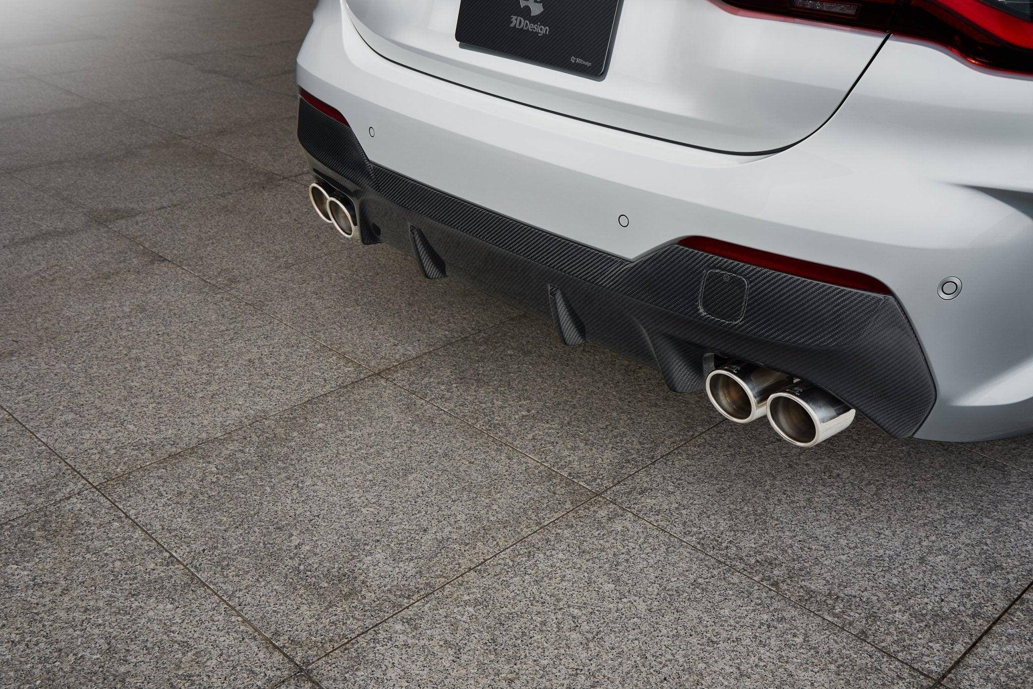 3DDesign Carbon Fibre Rear Diffuser for BMW 4 Series (2020+, G22 G23)
