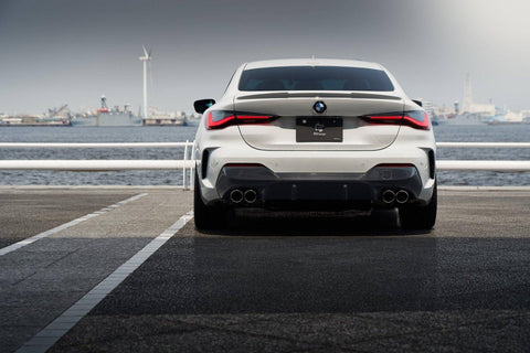3DDesign Carbon Fibre Rear Diffuser for BMW 4 Series (2020+, G22 G23) - AUTOID® - Rear Diffusers - 3DDesign